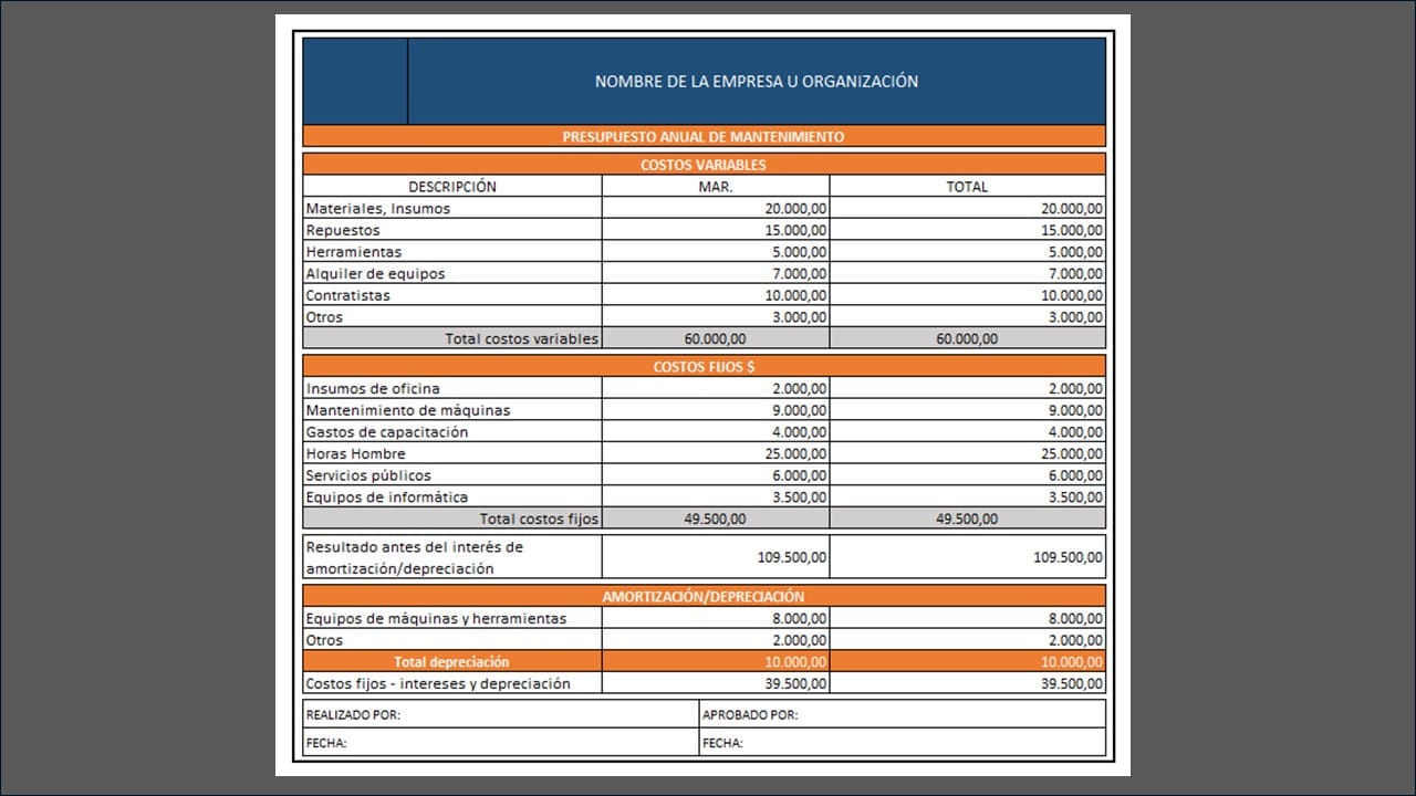 Sistema de Información (Formatos para Plan de Mantenimiento adaptables) - Imagen 9